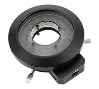 MasYosh Microscopio KP P100A, 16 Sorgente di Luce Ad Anello LED con Polarizzatore, Regolazione della luminosità 0 a 100, per Osservare la Struttura Interna Dell'oggetto (Plug)