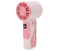 MasYosh Mini Ventilatore Portatile Potente Ventola di Raffreddamento Personale Ricaricabile USB Silenziosa per Trucco da Viaggio Tascabile per Uomini Alla Moda Donne Bambini ABS 5,7x2,6 Pollici (Rosa)