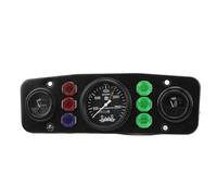 MasYosh Misuratore Automatico 3 in 1, Contagiri Temperatura Acqua Pannello Strumenti Livello Olio per Trattore 12V, con ABS Premium e Materiali Metallici