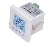 MasYosh Misuratore di Energia in 3 Fasi Digitale, Display LCD per il Monitoraggio Dell'alimentazione della Tensione di Corrente, con ABS Retardant, per Automazione in Sottostazione e