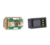 MasYosh Misuratore di Potenza Digitale LCD, Corrente di Display Multimetro a Colori AH WH Temperatura di Alimentazione, con Protezione Sovratensione Allarme del Cicalino relè, per il