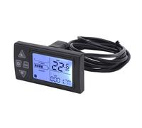 MasYosh Misuratore Display LCD Elettrico, Pannello di Controllo ABS Impermeabile con Retroilluminazione per Scooter Elettrico e Bicicletta, Manubrio da 22,2 Mm