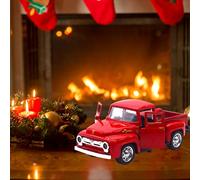 MasYosh Modello Vintage di Camioncino in Metallo Rosso