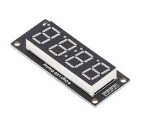MasYosh Modulo di Visualizzazione LED a 7 Segmenti a 4 Cifre, Modulo di Orologio Tubo Digitale con Intestazione del Perno, per Componenti di Orologio Elettronico Fai - -te 5V