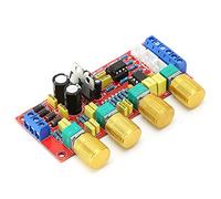 MasYosh Modulo Preamplificatore Audio, Amplificatore HIFI con Scheda di Controllo EQ Tono Volume per Bassi Alti e Bassi, Circuito Stampato AC 12V NE5532