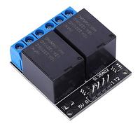 MasYosh Modulo relè Autobloccante 5V a 2, Interruttore relè Bistabile Grilletto a Basso Livello con Elevata affidabilità, per di Controllo DC 5V