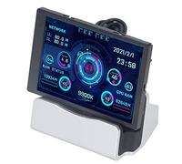 MasYosh Monitoraggio dello Schermo del Display 3,5 Pollici Set 360 ° IPS Rotabile Monitoraggio Angolo di Visualizzazione Completa per il Telaio ITX (Con base dedicata)