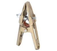 MasYosh Morsetto di Terra, Forma A Ad Alta Resistenza in Ottone 600A per Supporto di Taglio di Saldatura, con Buona conduttività per Strutture in Acciaio di Costruzione Navale