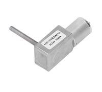 MasYosh Motore a Margine CC, Motore di Riduzione della velocità Ad Alta Precisione Self Bloccabile Motore DC24V M6X50mm, con Costruzione in Ottone in Alluminio, per Apri Apertura del (90rpm)