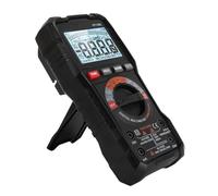 MasYosh Multimetro Digitale, HT136E 20000 Conta Automatica con Protezione a Doppia Fusibile, Display di Retroilluminazione LCD di Grandi Dimensioni per Test di Frequenza di capacità di