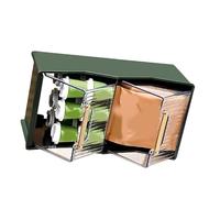 MasYosh Organizer per Bustine di tè con Design Estraibile, Antipolvere | Struttura staccabile, salvaspazio, aspetto elegante, ideale per armadietto