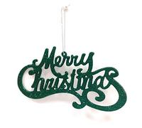MasYosh Ornamenti con Lettere di Buon Natale, Dimensioni 19,7 Cm (verde)
