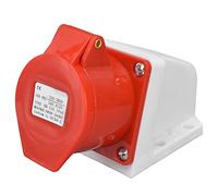 MasYosh Outlet Industriale, Socket CEE 16A 32A 220V 380V 240V 415V 4 Pin a 5 Pin, con Terminali in Ottone e Guscio di PC Impermeabile IP44, per il Cantiere Navale per Cantina elettrica. (HR-115)