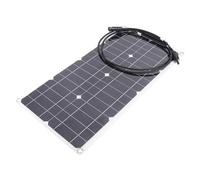 MasYosh Pannello Solare Flessibile, Caricatore Solare Portatile Ad Alta Efficienza 25 W con Protezione Sovraccarico, per Yacht 12v Batterie per Auto