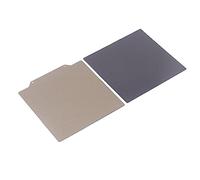 MasYosh Piastra di Costruzione della Stampante 3D, Piastra in Acciaio a Molla PEI 165x165 Mm con Base Magnetica per Stampante Vorone 3D, Effetto Smerigliato a freddo.