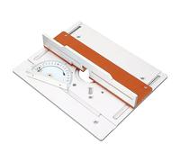 MasYosh Piastra di Inserimento della Tavola del Router, Tavola Ribaltabile per Fresatura del Legno in Lega di Alluminio con Scala Incisa Al Lavorazione del Legno Ad Alta Precisione