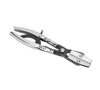 MasYosh Pinza per Stringitubo, Ganasce a Cricchetto Girevoli Universali con Denti Seghettati in Acciaio, per Tubi del Liquido Refrigerante dei Freni del Radiatore Dell'automobile, (10 pollici)