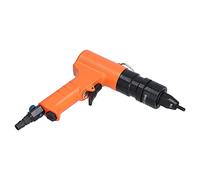 MasYosh Pistola per Rivetti Pneumatica, Rivettatrice Ad Aria Compressa con Corpo Pistola Autobloccante per Dadi M5 M6 Rivettatura di Fissaggio su Armadio per Tubi in Lamiera, Alta