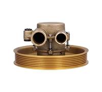 MasYosh Pompa Acqua Grezza 21212799, Pompa Acqua Marina in Ottone con Puleggia Serpentina, Adatta per Motori 4.3L 5.0L 5.7 V8 V6 GXI Sostituzione Riparazione