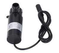 MasYosh Pompa Sommergibile DC 12V, Pompa Centrifuga a Basso Rumore con Prevalenza da 10 M 400 L/h, per Fontane Piscine Acquari Perforatrice per Acqua