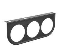 MasYosh Porta del Supporto per Misurazione a 3 Fori 5 Mm, Staffa del Misuratore del Cruscotto per Auto in Ferro per Indicatori 52 Mm, con Facile Installazione e Design Preciso (Nero)