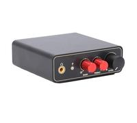 MasYosh Preamplificatore del Giradischi, Preamplificatore Mm MC Phono Stage con Stereo AV Jack e Uscita per Cuffie 3,5 Mm, Controllo dei Bassi, per il Giocatore Discografico e