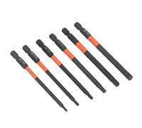 MasYosh Punta da Trapano a Croce in Acciaio da 6 Pezzi, Kit di Punte per Cacciavite Magnetico con Codolo Esagonale da 1/4 Pollici con Elevata Resistenza Alla Torsione e Agli Urti, per