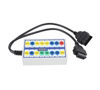 MasYosh Rilevatore di Protocollo OBD2, Scatola di Breakout per Strumenti Diagnostici per Auto con Monitoraggio della Tensione e Trasferimento del Segnale, per Il Salvataggio dei Dati