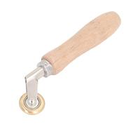 MasYosh Ruota di Pressatura in Ottone, Materiale in Ottone Resistente con Design a Doppio Cuscinetto per la Saldatura di Teloni Impermeabili in PVC, Diametro 29 Mm, Larghezza 6 Mm