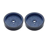 MasYosh Ruota robotica, larghezza 32 mm, battistrada in gomma con mozzo in nylon ad alta resistenza per parti robotiche, compatibile con foro centrale da 14 mm, 72, 96, 120 diametro esterno (5601-0014