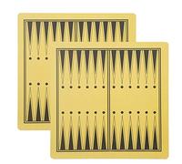 MasYosh Scacchiera in Legno a Doppia Faccia, Scacchiera Reversibile 2 in 1 per Scacchi e Backgammon, con Colori Vivaci e Aspetto Raffinato, per L'uso Nella Hall di un Hotel Sulla