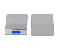 MasYosh Scala Alimentare, 3000 G di capacità 0,1 G di Precisione Display Digitale con Grande Retroilluminazione Blu LCD e Funzione di Conteggio, per il Tea Dell'elettronica di Medicina