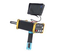 MasYosh Scanner in metallo professionale, rivelatore sotterraneo con display LCD colorato e visione notturna, per oro rame argentato, rilevazione fino a 15 m di profondità (spina UE)