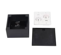 MasYosh SCASSA DI ALIMENTAZIONE PIANO, Acciaio Inossidabile Resistente All'acqua 2 Prong USB COPER COMPUTER 16A 2500 W Outlet Incassata