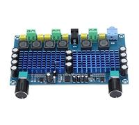 MasYosh Scheda Amplificatore di Alimentazione Digitale, Modulo di Amplificazione Audio a Doppio Canale 2.1 Bass 50w X 2 100W Output, con Input Audio AUX per Computer Telefonico MP3,