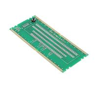 MasYosh Scheda Tester di Slot di Memoria RAM DDR5 con Luci a LED Portatili per la Manutenzione della Memoria RAM Madre della Scheda Madre (Verde)