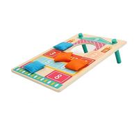 MasYosh Set Cornhole in Legno Massello, Divertente Gioco di Lancio di Sacchi di Sabbia con Staffa di Supporto per attività Indoor e Outdoor, Esercizio di Coordinazione Occhio-Mano,