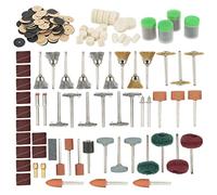 MasYosh Set di Accessori per Utensili Rotanti 347 Pezzi, Kit di Levigatura per Levigatura, Taglio, Lucidatura Multifunzionale con Gambo 1/8 di Pollice, per Metallo, Legno, Vetro,