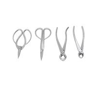 MasYosh Set di Attrezzi per Bonsai Cesoie da Potatura in Acciaio Inossidabile Taglierina per Giardinieri con Kit Borsa in Nylon per Giardino, Fiori, Bonsai