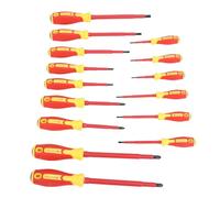 MasYosh Set di Cacciaviti Isolati 15 Pezzi, Cacciavite Elettrico Professionale 1000 V Al Cromo Vanadio con Impugnatura a Cuscino, per Riparazioni Domestiche di Elettronica di Veicoli