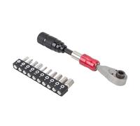 MasYosh Set di Chiavi a Bussola a Cricchetto, Chiave di Torsione Rimovibile in Lega di Alluminio da 1/4 Pollici con Cricchetto a 72 Denti e Impugnatura Antiscivolo, per Attrezzature per