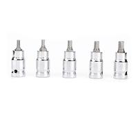 MasYosh Set di Chiavi a Bussola Esagonali 10 Pezzi, Chiavi in acciaio Al Cromo Vanadio con Attacco Quadrato 1/2 Pollice, con Cassetta degli Attrezzi, per la Produzione di