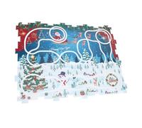MasYosh Set di Macchinine Puzzle con Tema Natalizio