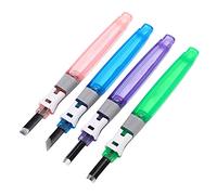 MasYosh Set di Scalpelli per Legno, Lame in Acciaio Legato con Impugnatura in Gomma TPR e Manicotto di Protezione della Punta, per la Lavorazione del Legno, Intaglio, Carta, Intonaco