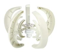 MasYosh Set di turbine eoliche da 1200 W, generatore a 5 pale con motore a rotore esterno CA per barche, terrazze, cabine, camper, resistente alle alte temperature, struttura stabile in lega (48 V)