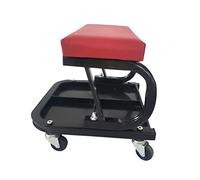 MasYosh Sgabello Garage con Ruote con Vassoio per Attrezzi, Struttura Robusta Ad Alta capacità, Comodo Sedile Negozio