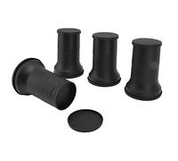 MasYosh Sollevatori per Mobili in Plastica, Altezza 6 Pollici | Cuscinetti antiscivolo in gomma resistenti, supporto stabile, facile conservazione, uso pratico