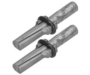 MasYosh Spaccapietre Utensile Durevole per Spaccare la Roccia in Acciaio Ad Alta velocità per Lavoratori della Pietra Cunei a Spina da 14 Mm, 2 Pezzi, Scena applicabile: Operazioni di Spacco della