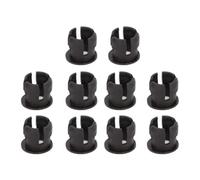 MasYosh Supporti LED 200 Pezzi 5 Mm, di Montaggio in Plastica con Fibbia Piatta per Diodi Emettitori di Luce, con Dimensioni Standard per Strumenti di Illuminazione per Interni (Nera)