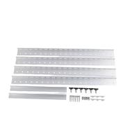 MasYosh Supporto Inclinabile per Pannello Solare 28 Pollici, Supporto a Terra Regolabile per Tetto per Barca in Lega di Alluminio con Supporto per Trave a L, per Pannelli Solari con